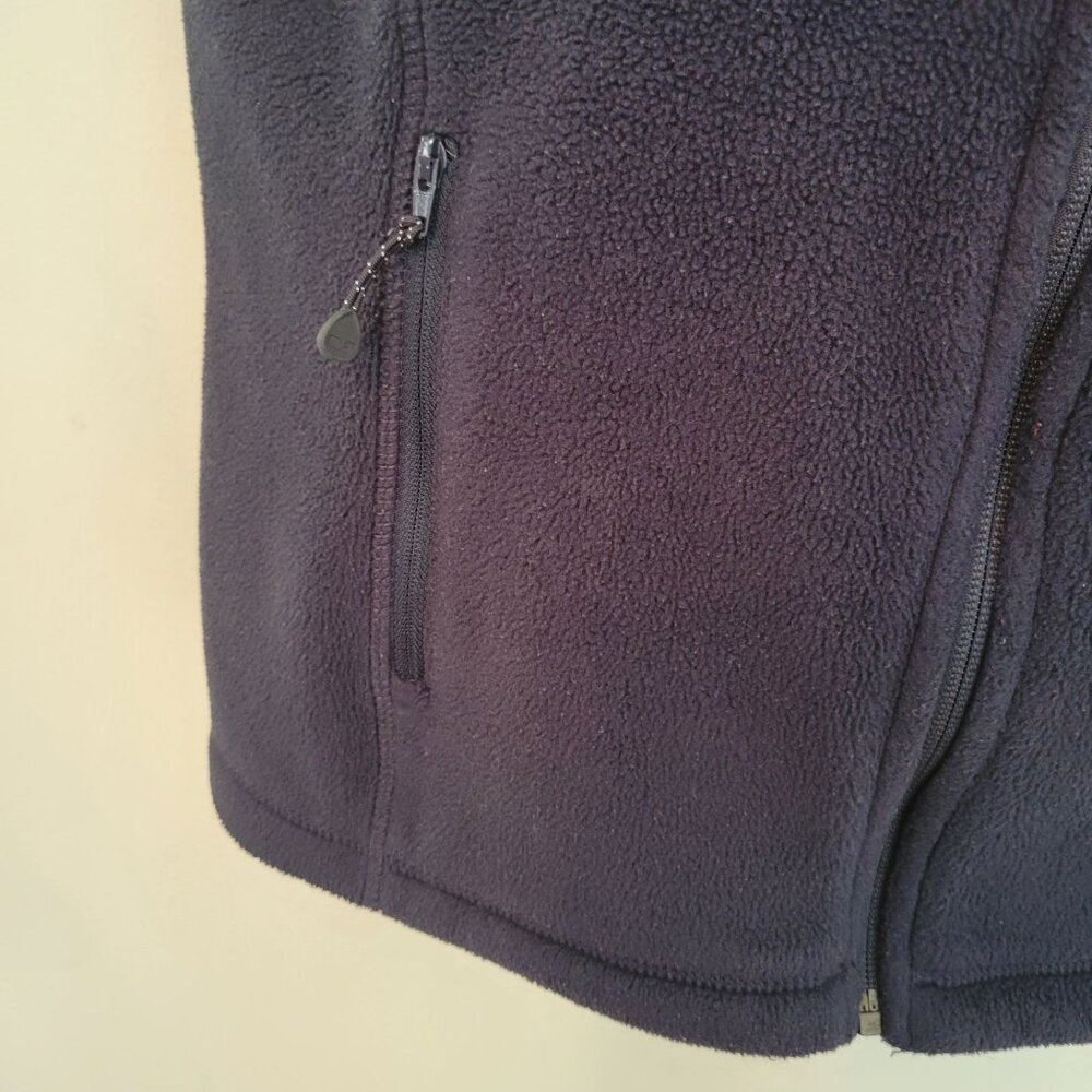 Vineyard Vines Fleece Vest M Navy Blue Full Zip Sleeveless Classic Preppy - Picture 7 of 9